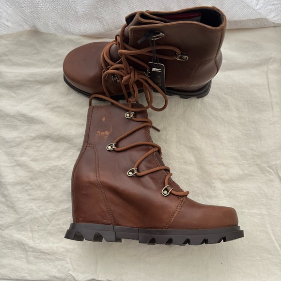 SOREL Joan Of‎ Arctic Waterproof Wedge III Booties Sz 6 - Picture 6 of 10